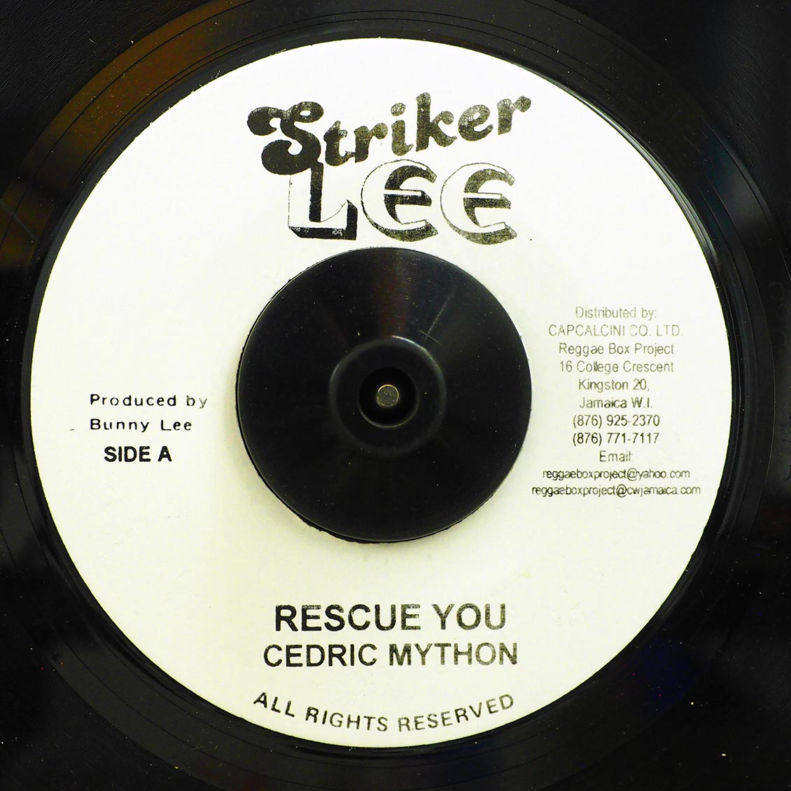Cedric Myton - Rescue You / Version (rhythm: "Stick By Me") product cover