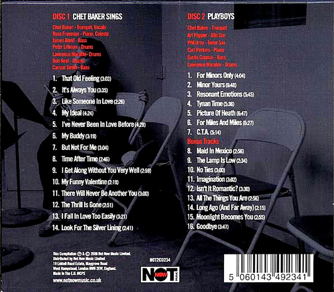 Chet Baker - My Funny Valentine (30 tracks) (2xCD) product image 2