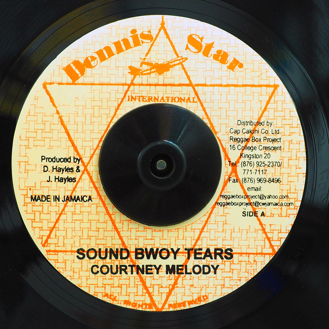 Courtney Melody - Sound Bwoy Tears / Courtney Melody - Weh Dem A Go Do (rhythm: "Arena") product cover