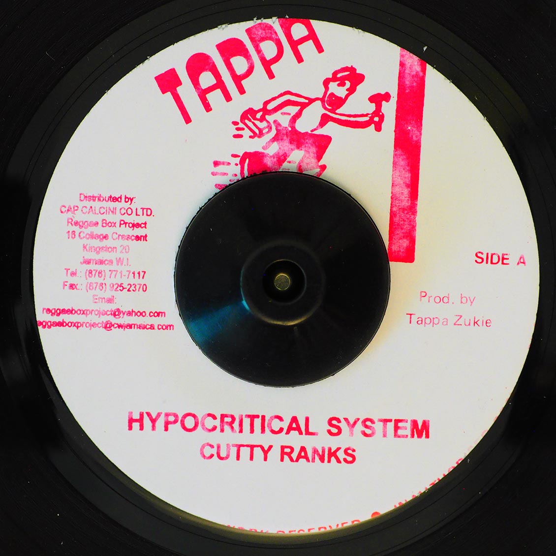 Cutty Ranks - Hypocritical System / Version (rhythm: "Beres Hammond - Putting Up Resistance") product cover