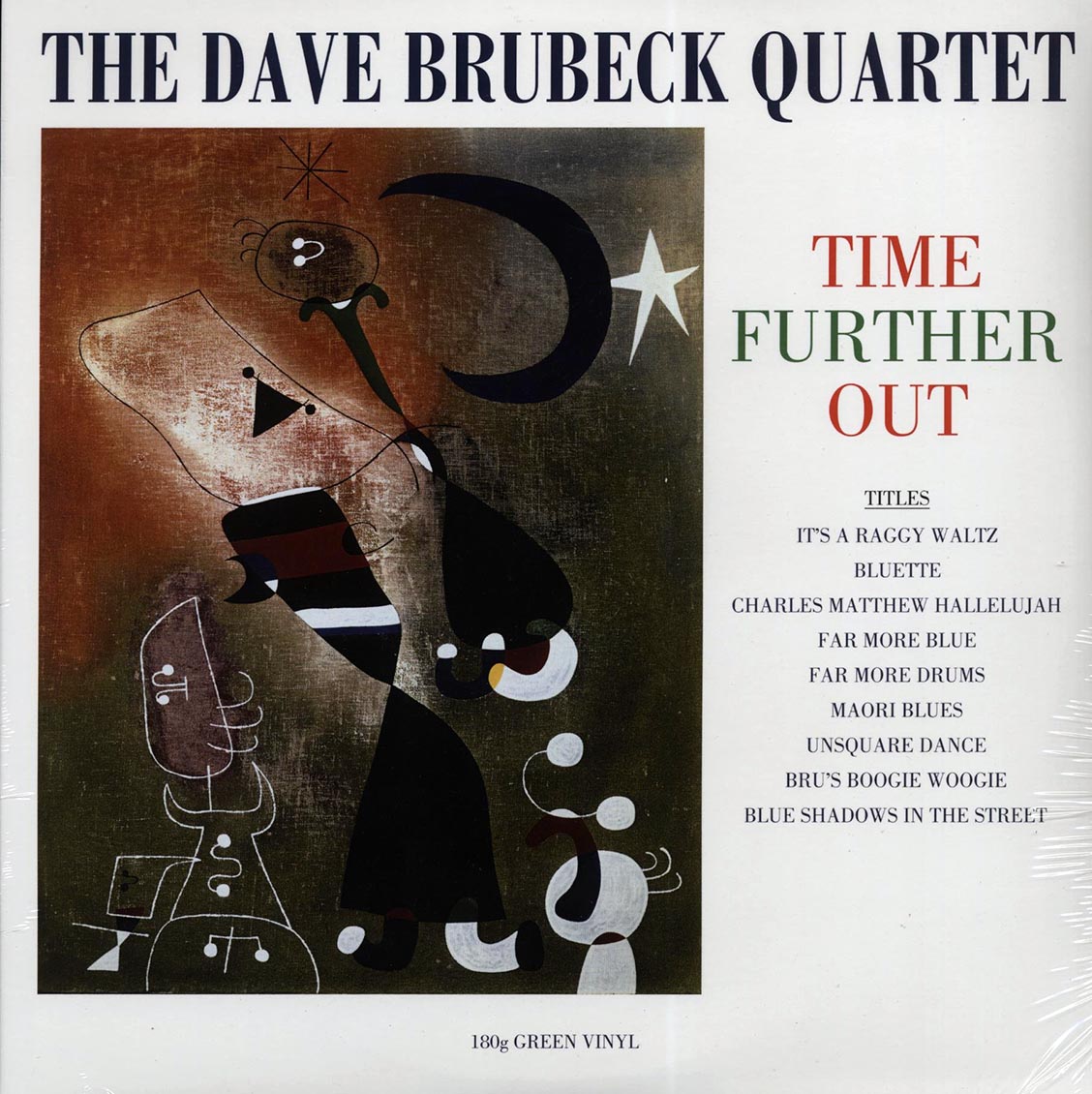 Dave Brubeck Quartet - Time Further Out (180g) (green vinyl) product cover