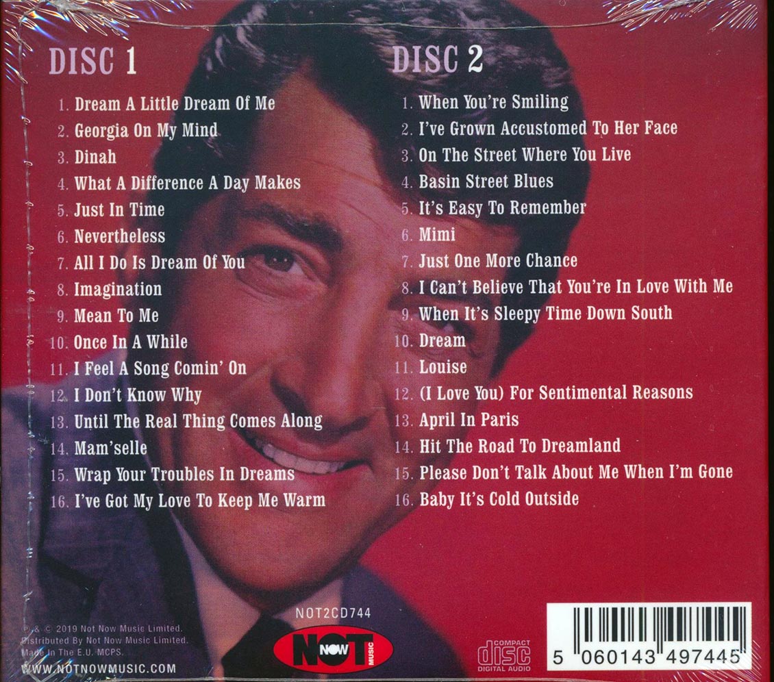 Dean Martin - Sings The Great American Songbook (32 tracks) (2xCD) (deluxe 3-fold digipak) product image 2
