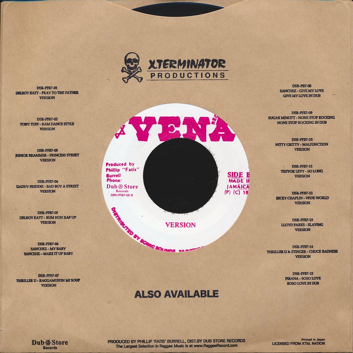 Delroy Katt - Rum Nuh Rap Up / Version (Japan) (Japan press) product image 2