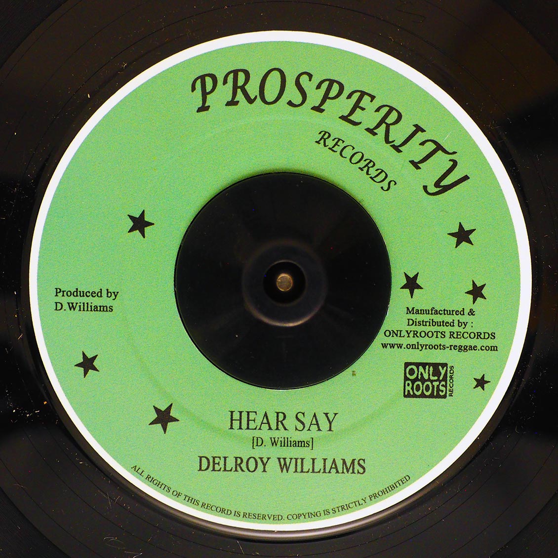 Delroy Williams - Hear Say / The Revolutionaries - Hear Say Dub product cover