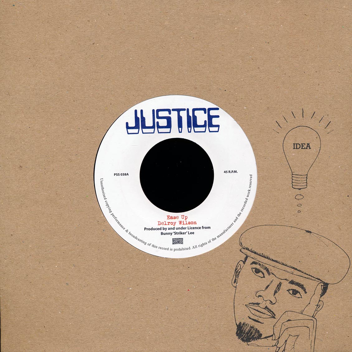 Delroy Wilson - Ease Up / Version (rhythm: "Telephone Love AKA Rumors") product cover
