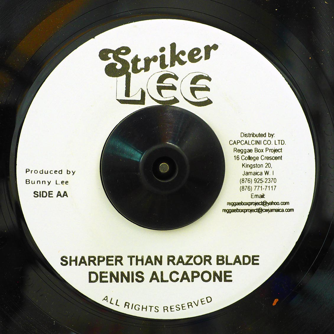 Dennis Alcapone, Eric Donaldson - Alcapone Guns Don't Argue / Dennis Alcapone - Sharper Than Razor Blade product image 2