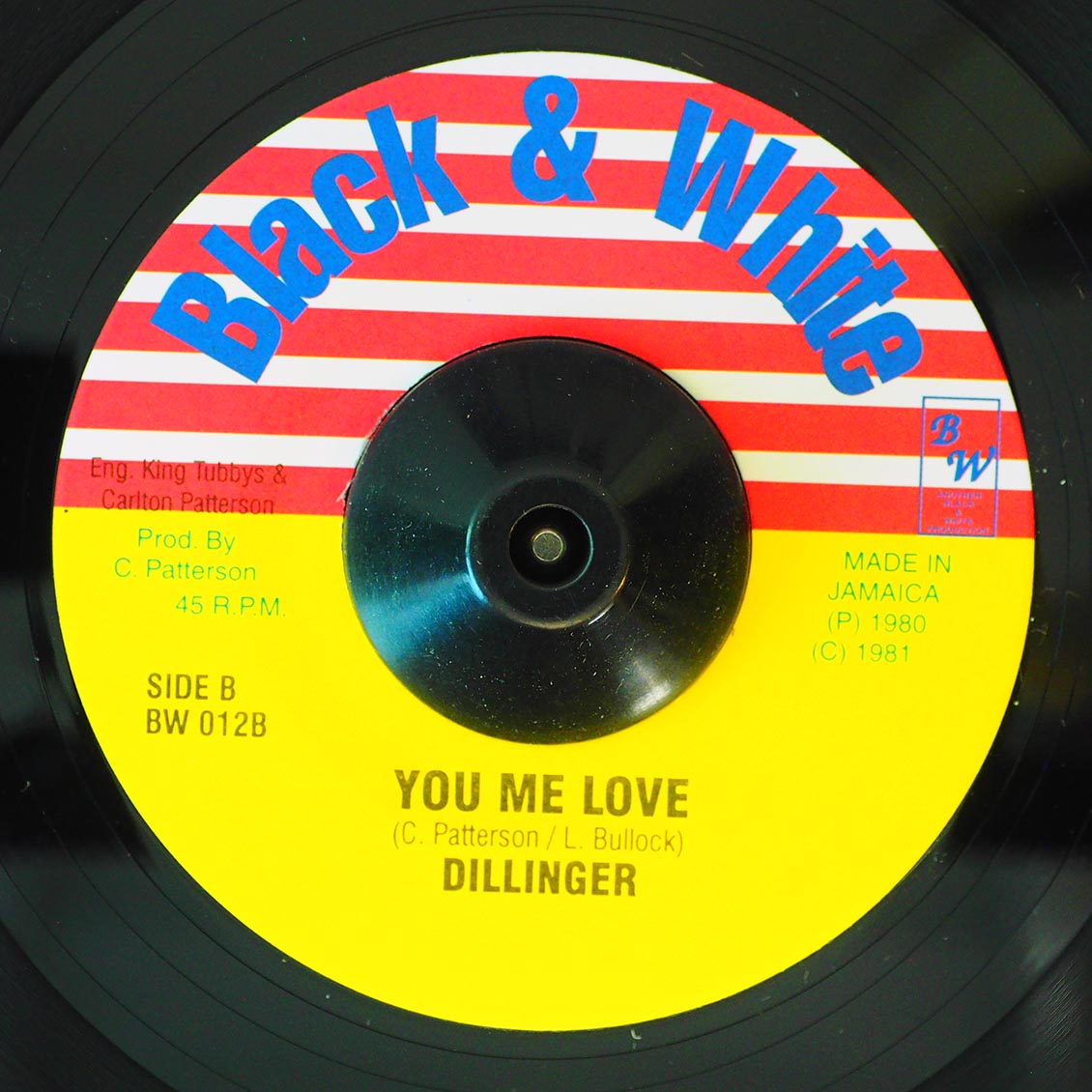 Dillinger - Healing Stream / You And Me (rhythm: "Mikey Dread - Love The Dread") product image 2