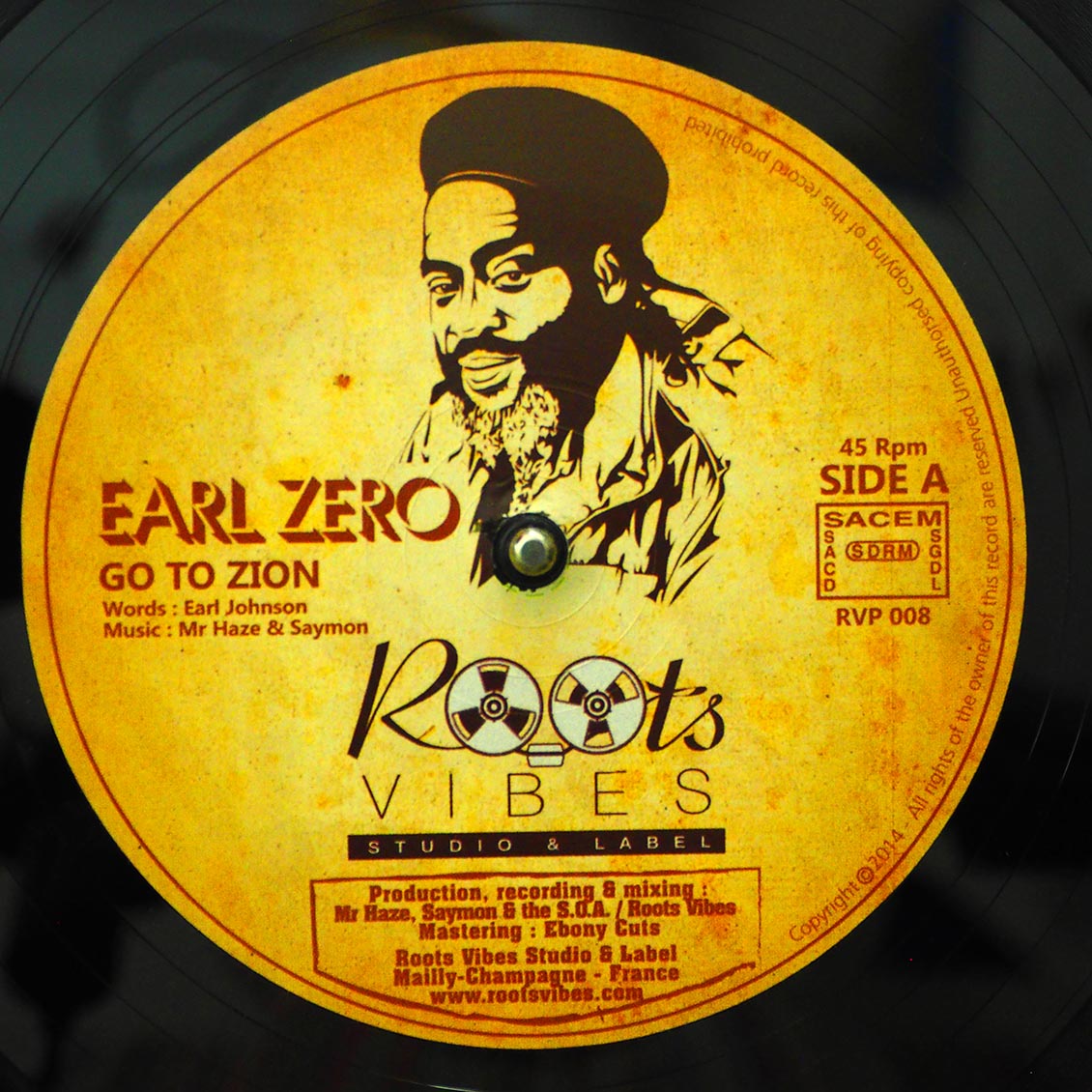 Earl Zero - Go To Zion (Extended Mix) / Nam - Zion Blood (Extended Mix) product cover