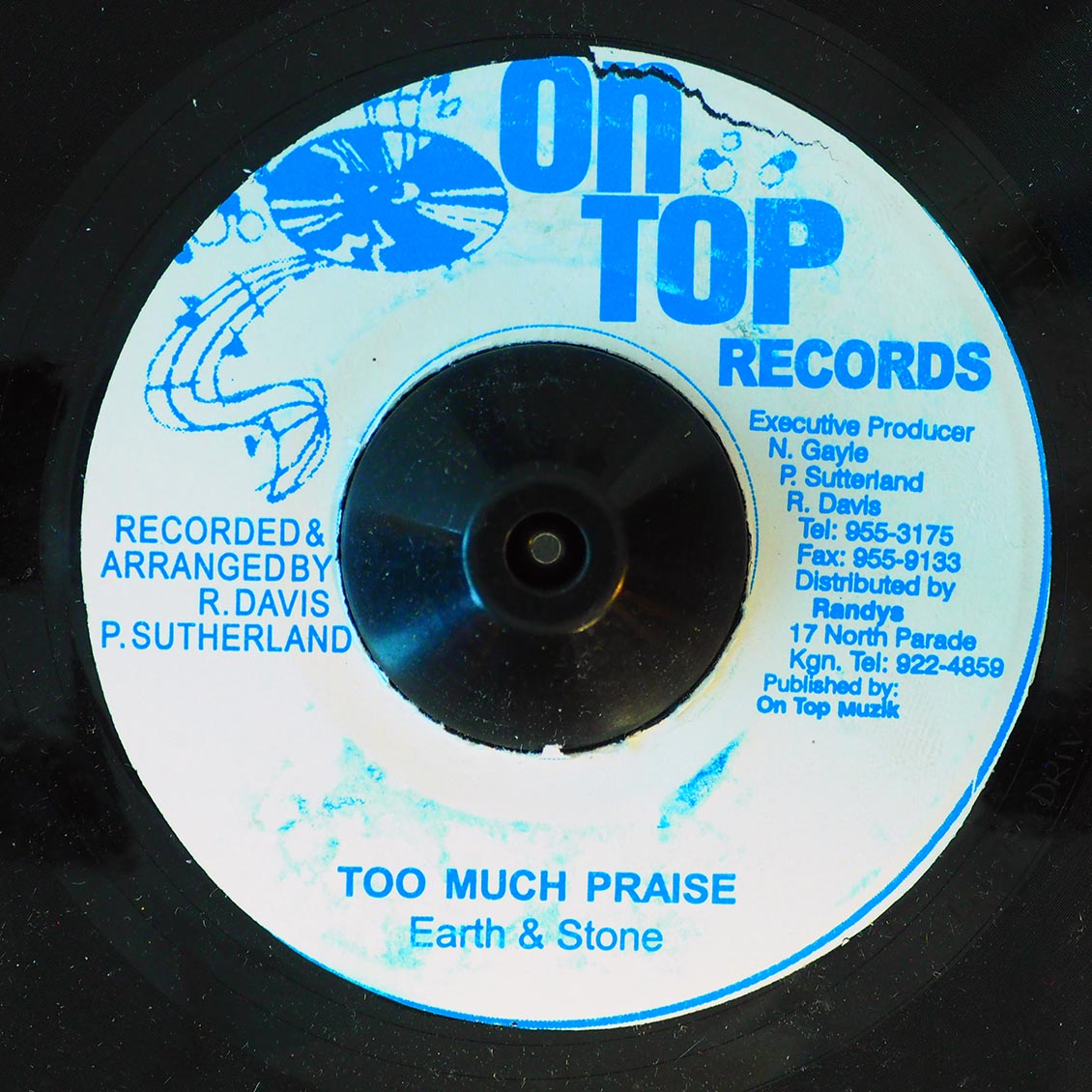 Earth & Stone - Too Much Praise / Version product cover