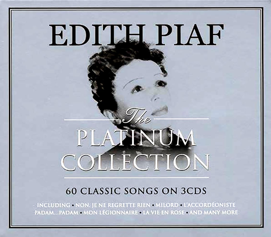 Edith Piaf - The Platinum Collection (60 tracks) (3xCD) (deluxe 3-fold digipak) product cover