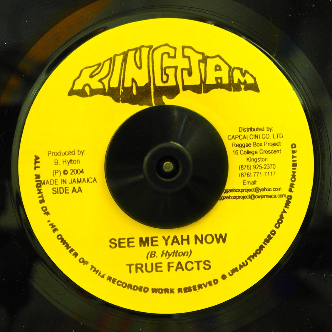 Errol Dunkley - A Little Bit Of Loving / True Facts - See Me Yah Now (rhythm: "Africa") product image 2