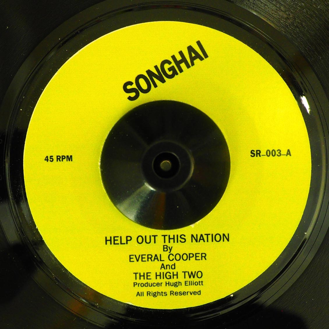Everal Cooper & The High Two - Help Out This Nation / Version product cover