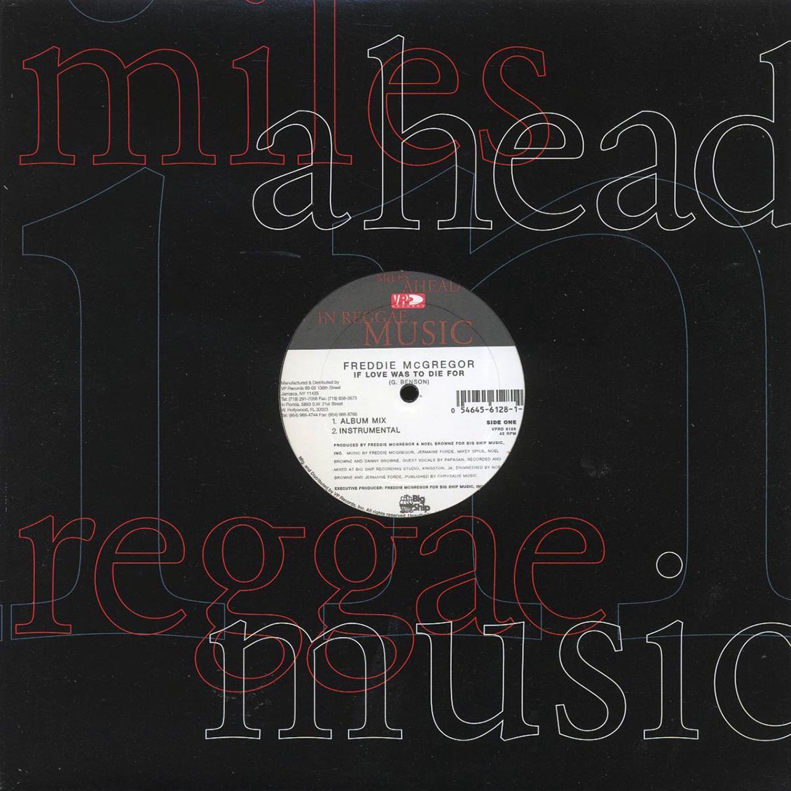 Freddie McGregor - If Love Was To Die For; Intrumental / Freddie McGregor - I Wish There Was A Way; Instrumental product…