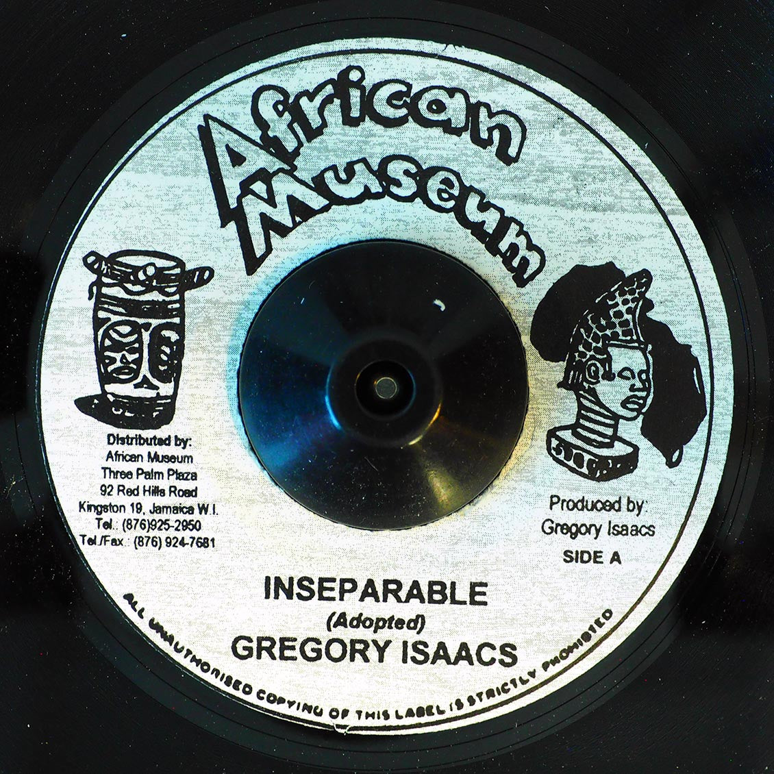 Gregory Isaacs - Inseparable / Version (rhythm: "Unforgettable") product cover