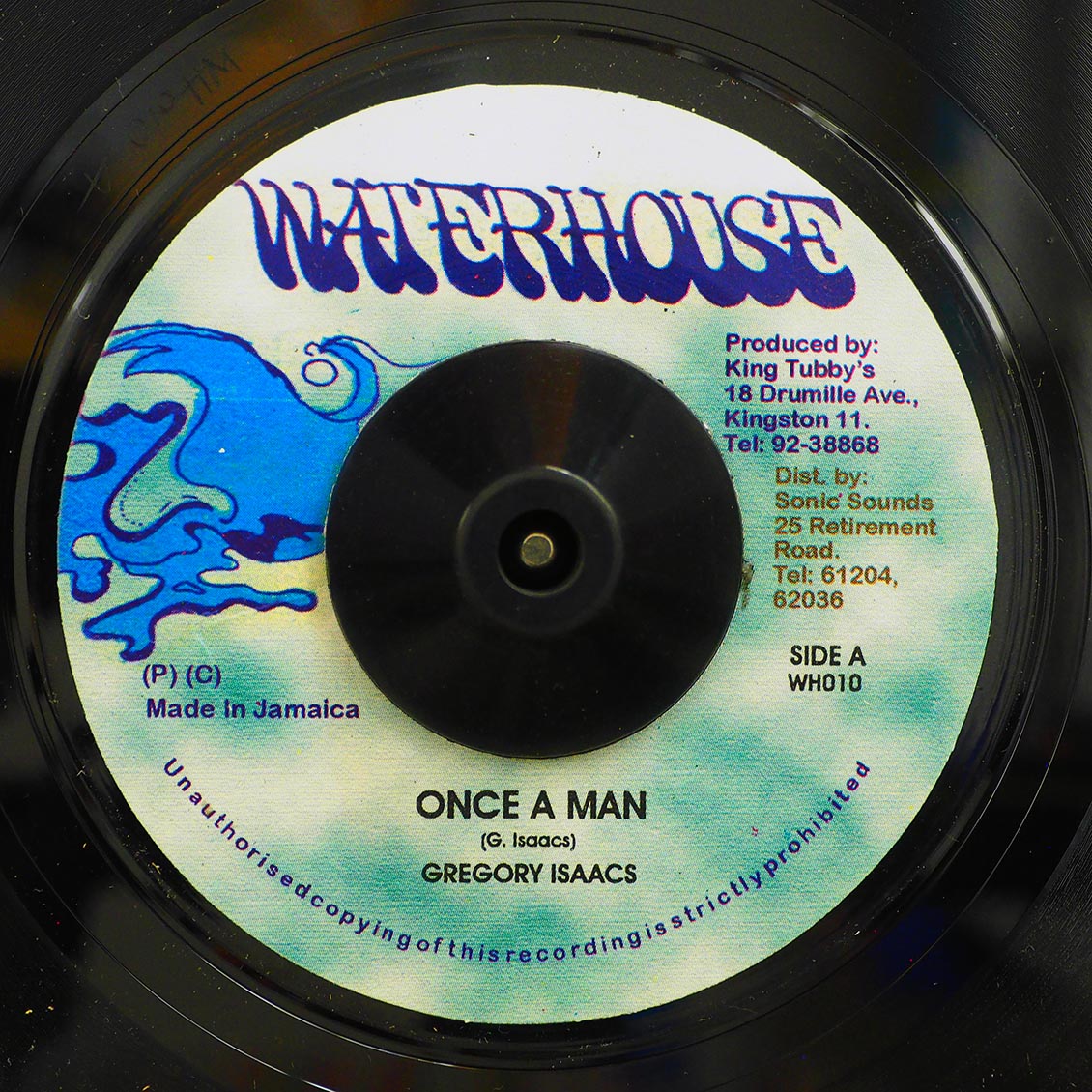 Gregory Isaacs - Once A Man / Version (rhythm: "Peenie Peenie AKA Lonesome Side") product cover