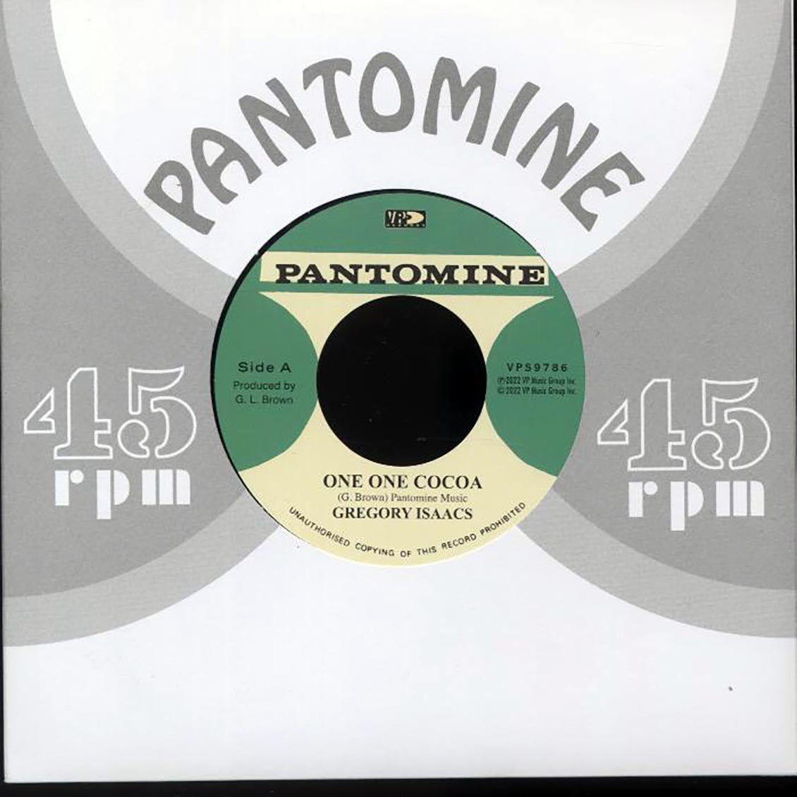 Gregory Isaacs - One One Cocoa / Glen Brown - Take A Step product cover