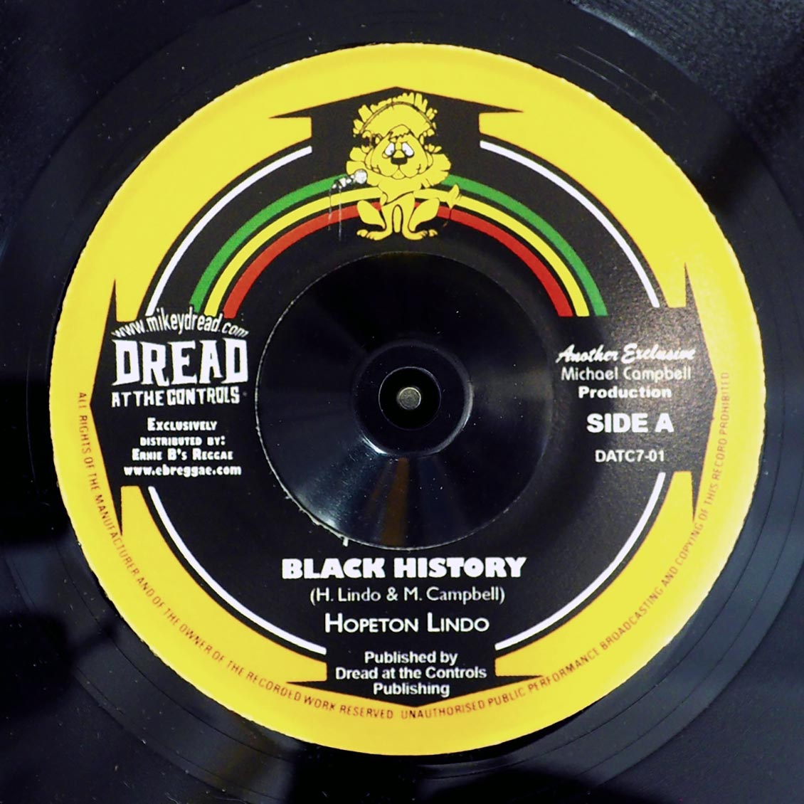 Hopeton Lindo - Black History / Mikey Dread, Prince Jammy - Recollection Rock (Version) (rhythm: "Rod Taylor/Mikey Dread -…