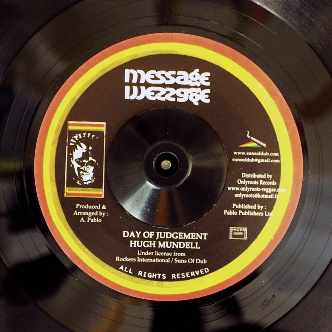 Hugh Mundell - Day Of Judgment / Augustus Pablo - Judgment Dub product cover