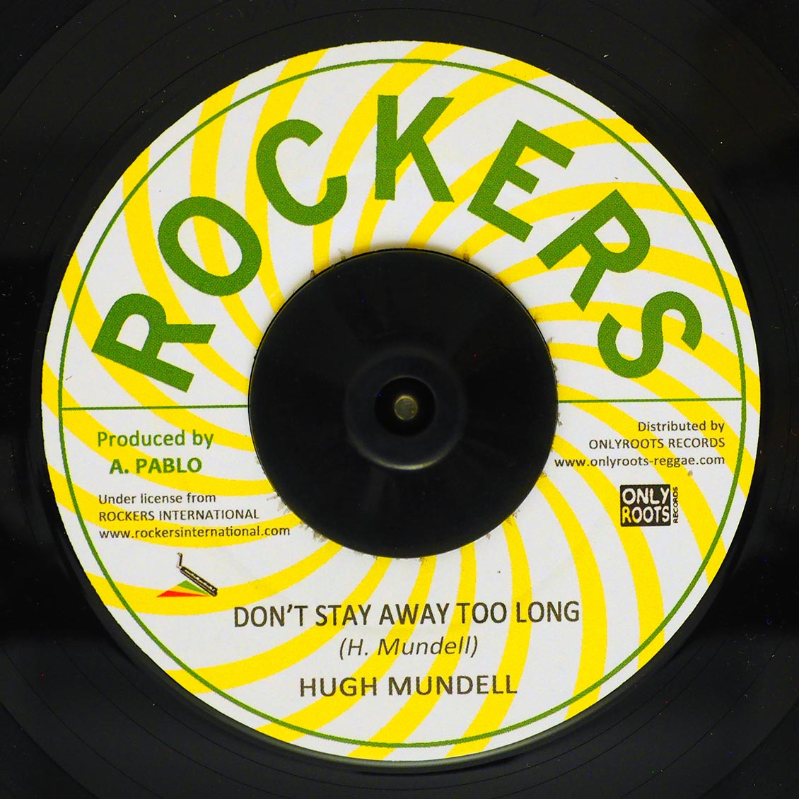 Hugh Mundell - Don't Stay Away Too Long / Rockers All Stars - Version product cover