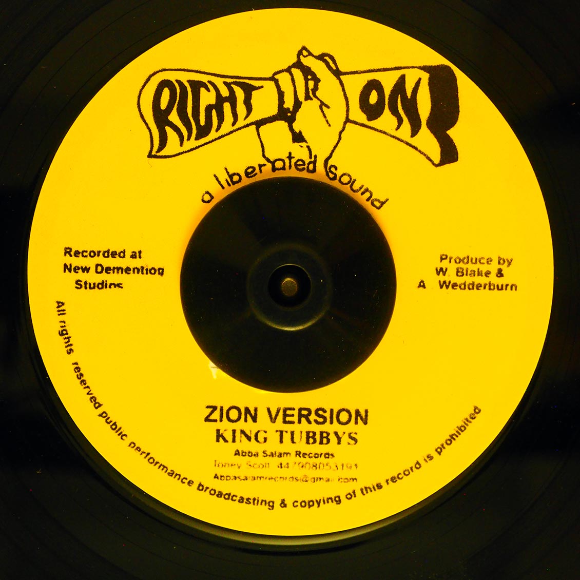 I Kong - Zion Come Home / King Tubby - Zion Version product image 2