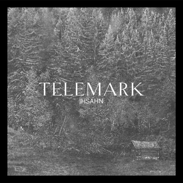 Square product image of Ihsahn Telemark cover art with forest and cabin