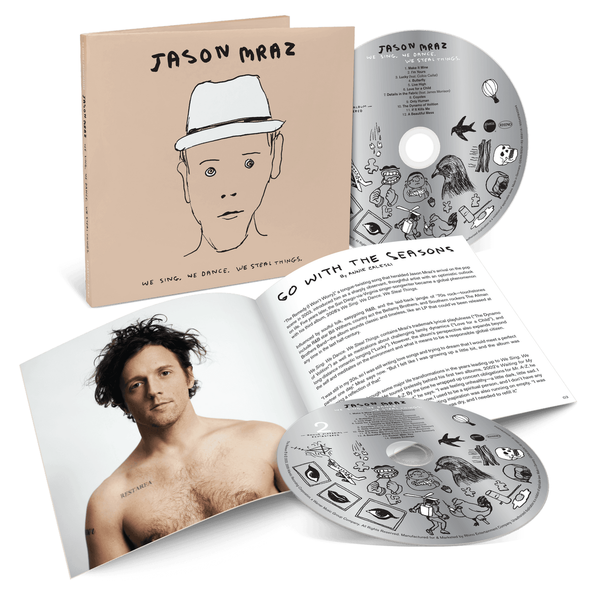 Jason Mraz - We Sing. We Dance. We Steal Things. We Deluxe Edition. - Music & Performance - CD product cover