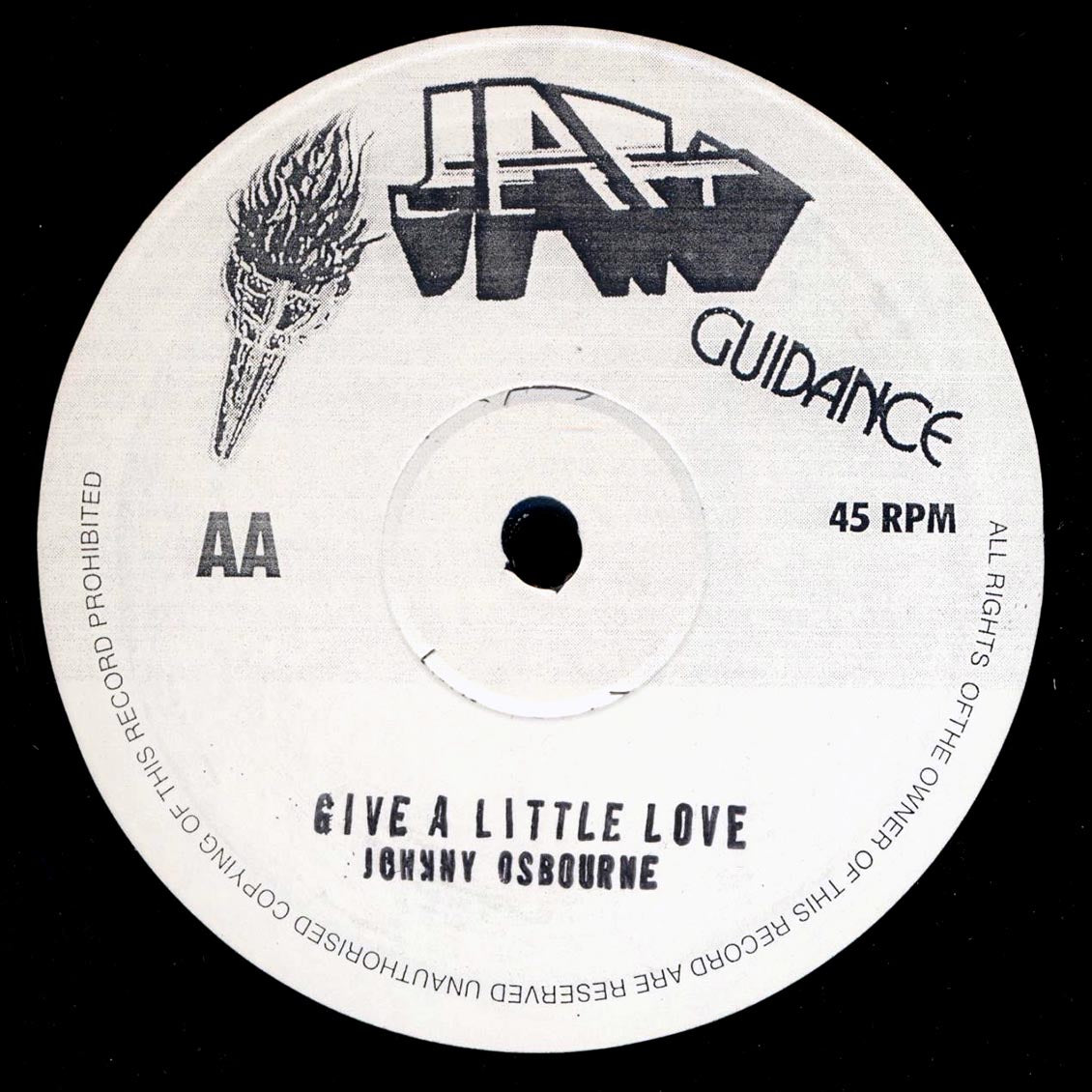 Johnny Osbourne - Baccara; Roots Radics - Dub / Johnny Osbourne - Give A Little Love; Roots Radics - Dub product image 2