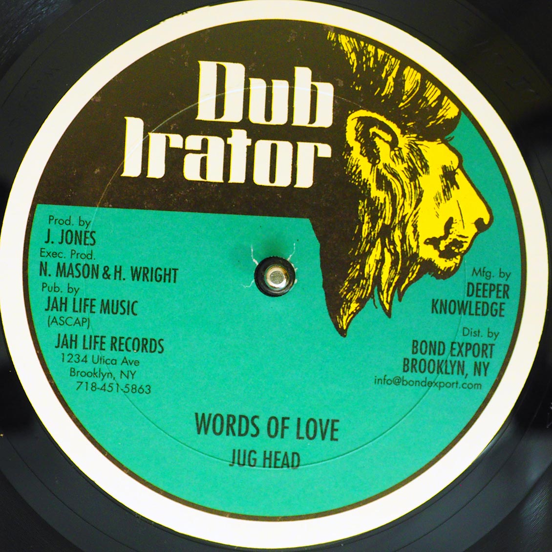 Jug Head - Words Of Love (Extended Mix) / Ossie D & Stevie G - Just Be Nice (Extended Mix) product cover