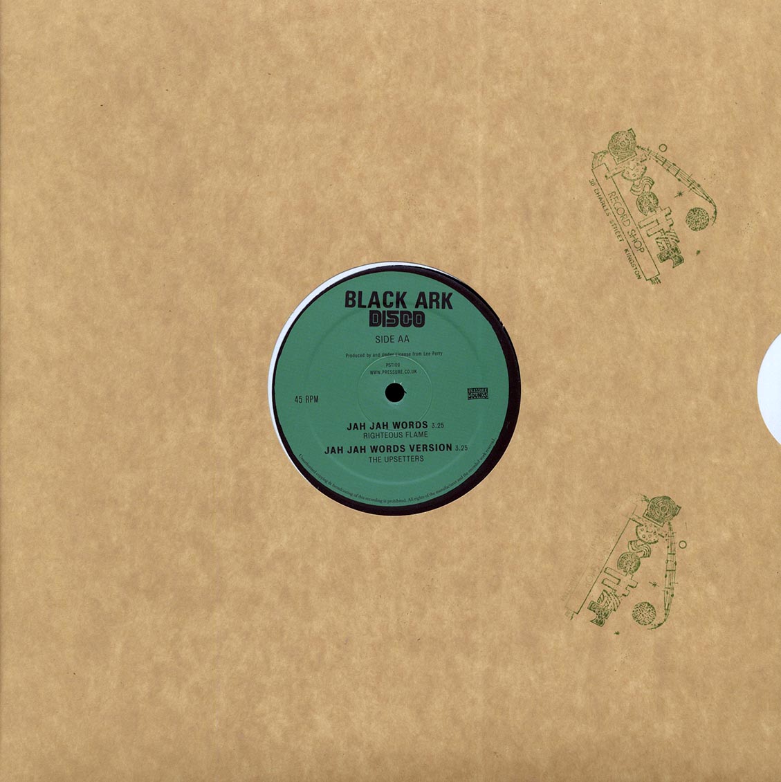 Lee Perry - Silver Locks (Extended Mix) / Righteous Flame - Jah Jah Words; The Upsetters - Jah Jah Words Version (rhythm:…