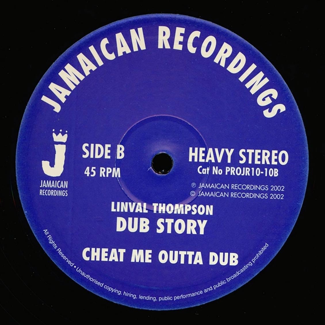 Linval Thompson - My Dub Princess / Linval Thompson - Cheat Me Outta Dub product image 2