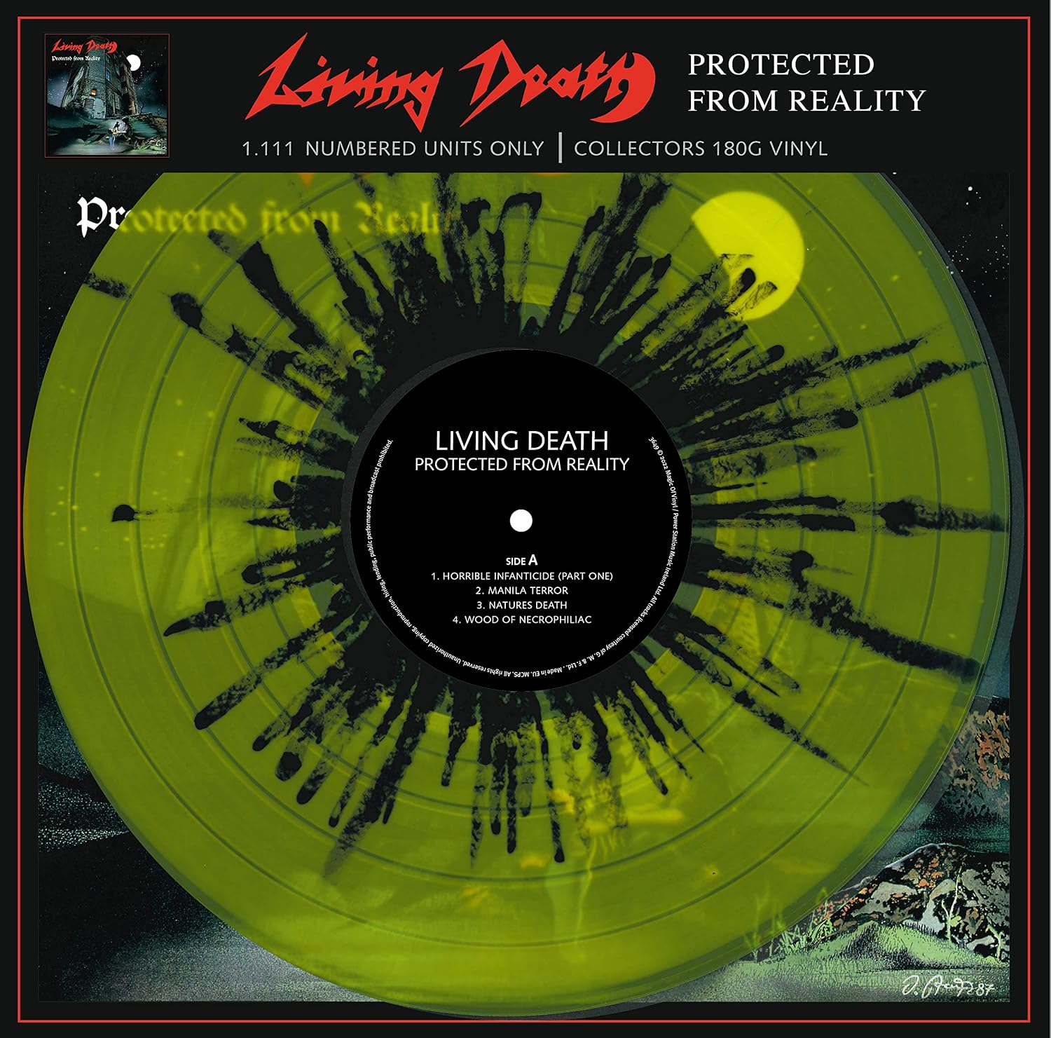 Living Death Protected from Reality (Vinyl Record) 12" Album Coloured Vinyl product cover