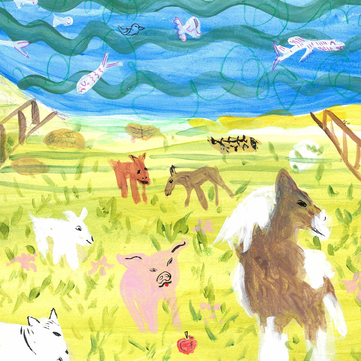 Lots Of Hands Into A Pretty Room (Hazy Green Between Clear Vinyl)