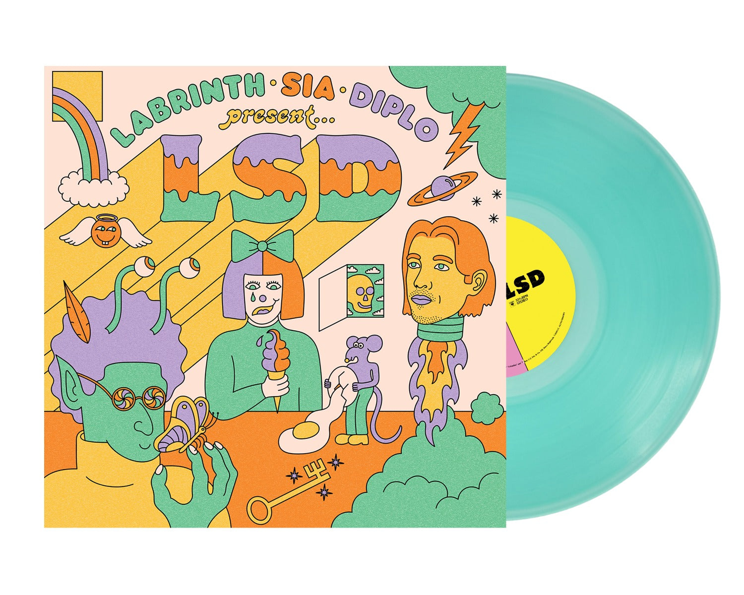 LSD Feat. Labrinth, Sia and Diplo LSD (5th Anniversary Edition) (Colored Vinyl, Green, Anniversary Edition, Alternate Cover)