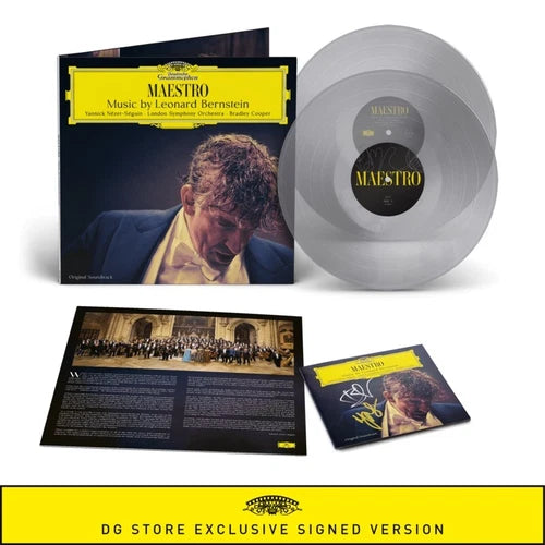 Maestro Leonard Bernstein, Limited Crystal Clear 2 LP product cover