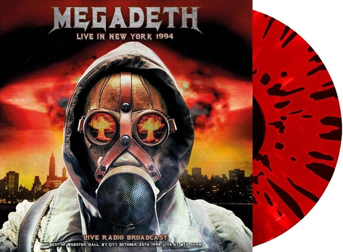 Megadeth New York 1994 (Vinyl Record) 12" Album Coloured Vinyl (Limited Edition) product cover
