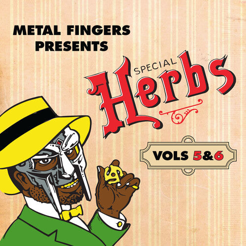 Mf Doom Metal Fingers Presents: Special Herbs Vol. 5 & 6 (Limited Edition, Red Colored Vinyl) (2 Lp's)