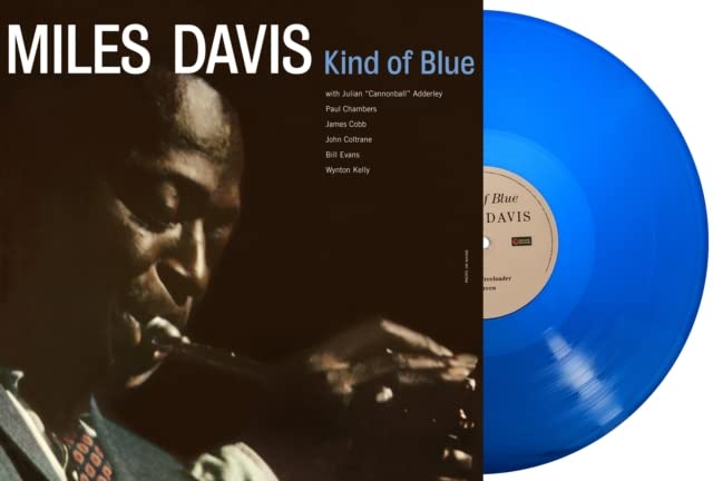 Miles Davis Kind of Blue (180 Gram Vinyl, Blue) Vinyl product cover