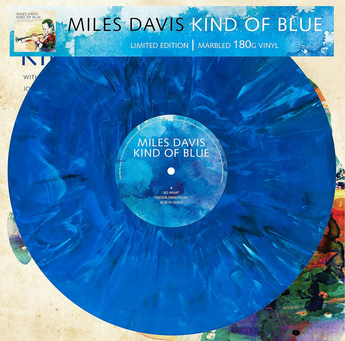 Miles Davis Kind of Blue (Vinyl Record) 12" Album Coloured Vinyl product cover
