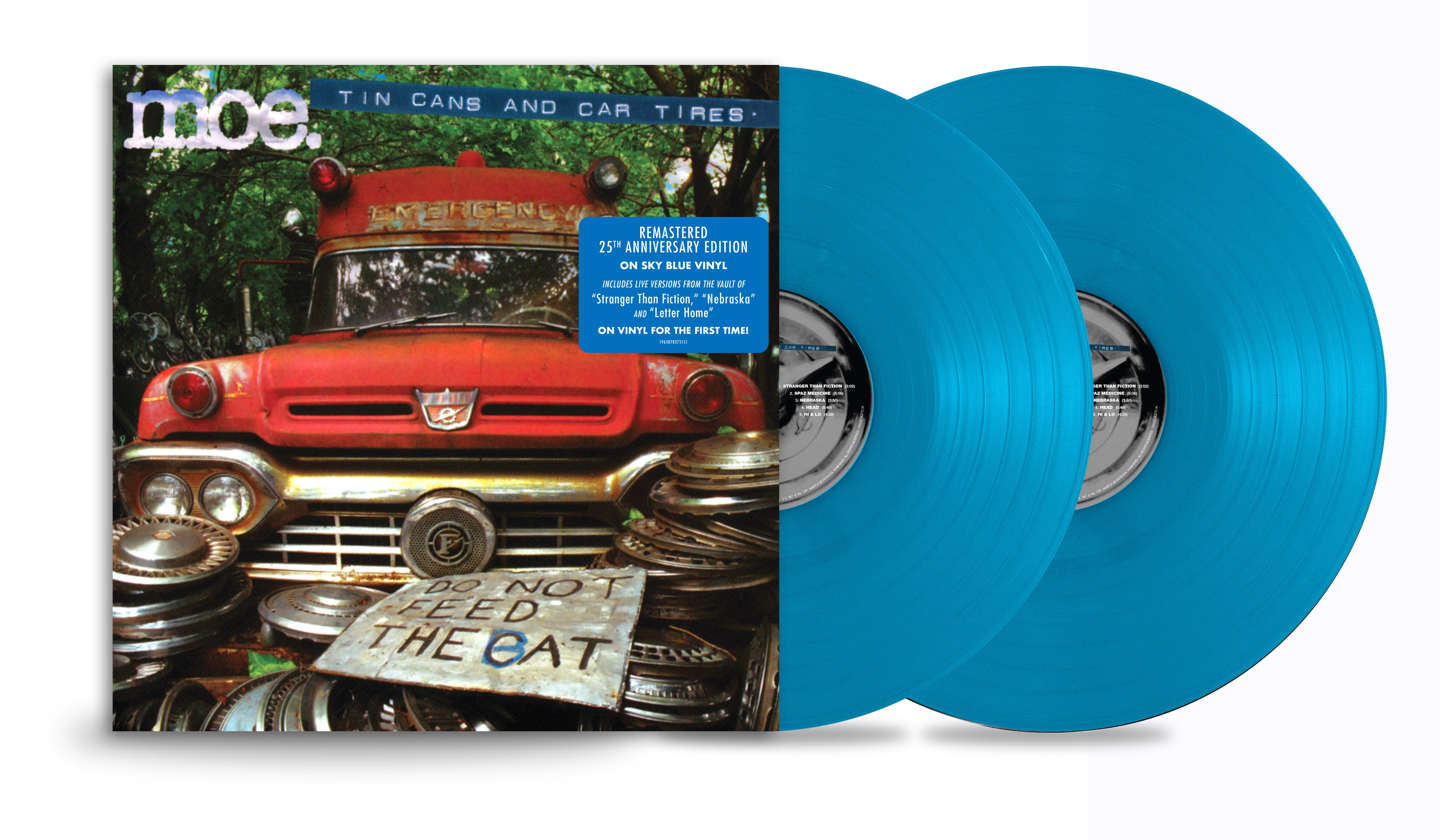 moe. Tin Cans And Car Tires (25th Anniversary Edition) (Colored Vinyl, Sky Blue) (2 Lp's)