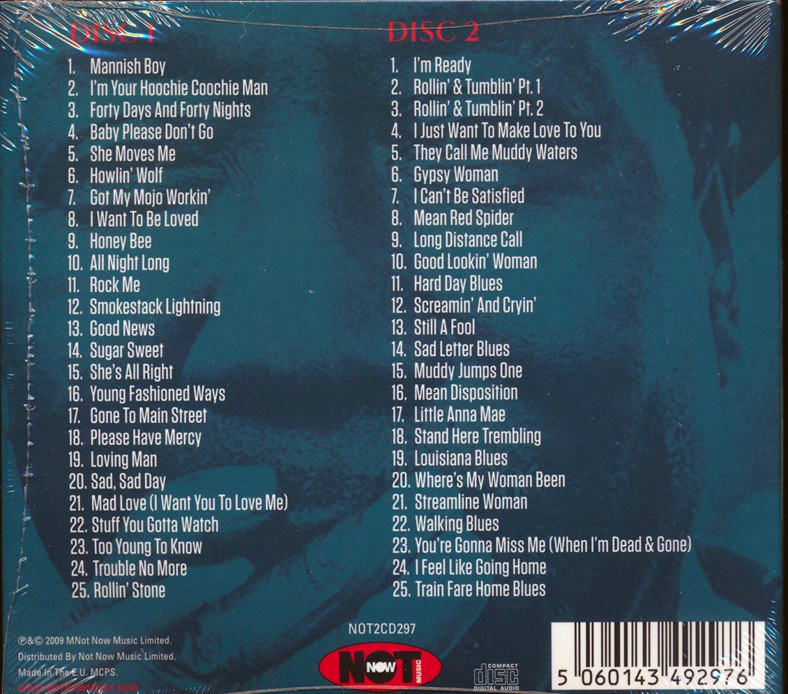 Muddy Waters - The Best Of Muddy Waters: King Of The Blues (50 tracks) (2xCD) product image 2