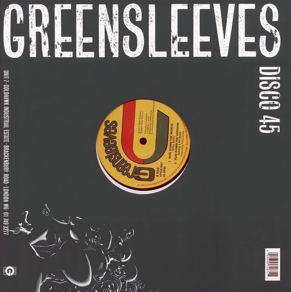 Nitty Gritty - Run Down The World; Jammy's All Stars - Run Down The Version / Jr. Murvin - Cool Down The Heat; Jammy's All…