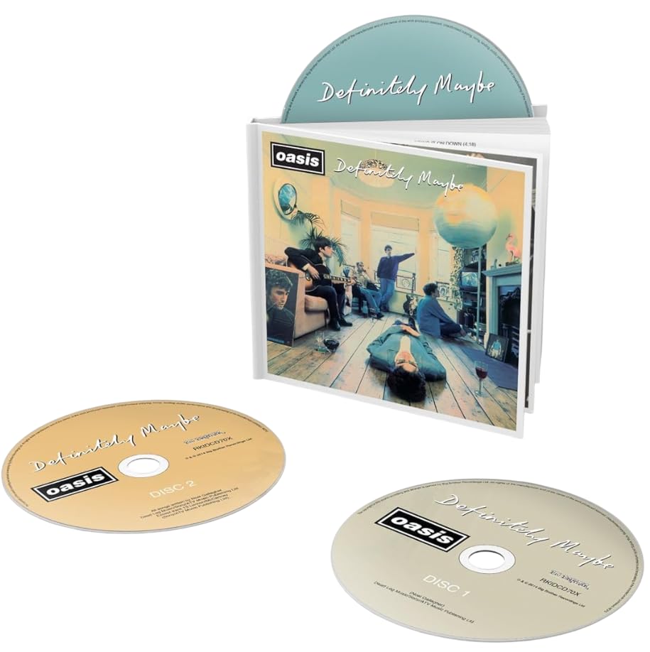 Oasis - Definitely Maybe (Remastered) (Deluxe Edition with Book) (CD) product cover