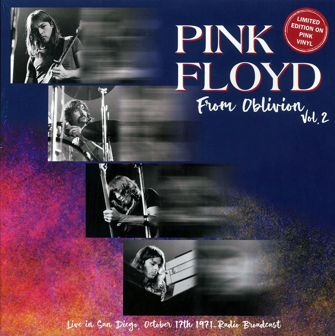 Pink Floyd From Oblivion Vol. 2: Live in San Diego Limited Edition Pink Vinyl Record product cover