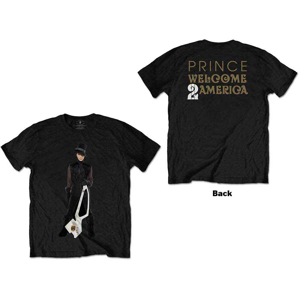 Prince W2A White Guitar Black