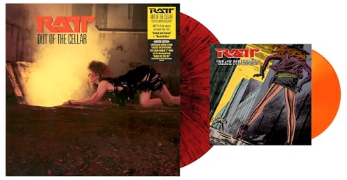 Ratt Out Of The Cellar: 40th Anniversary Edition (Limited Edition, Red/Black Splatter & Neon Orange Colored Vinyl) (Bonus 7" Single)