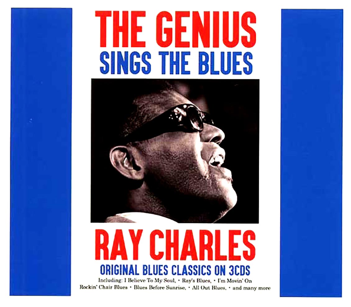 Ray Charles - The Genius Sings The Blues (48 tracks) (3xCD) (deluxe 3-fold digipak) product cover