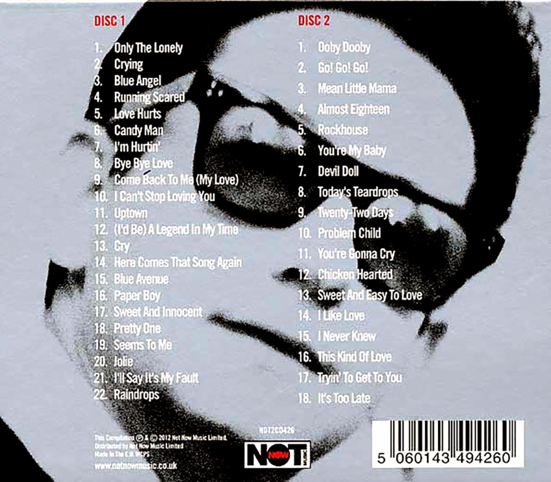 Roy Orbison - Only The Lonely (40 tracks) (2xCD) product image 2