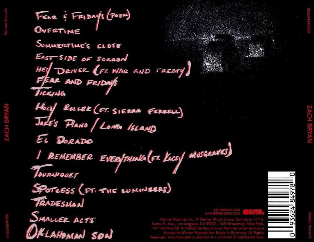 Zach Bryan - Zach Bryan CD