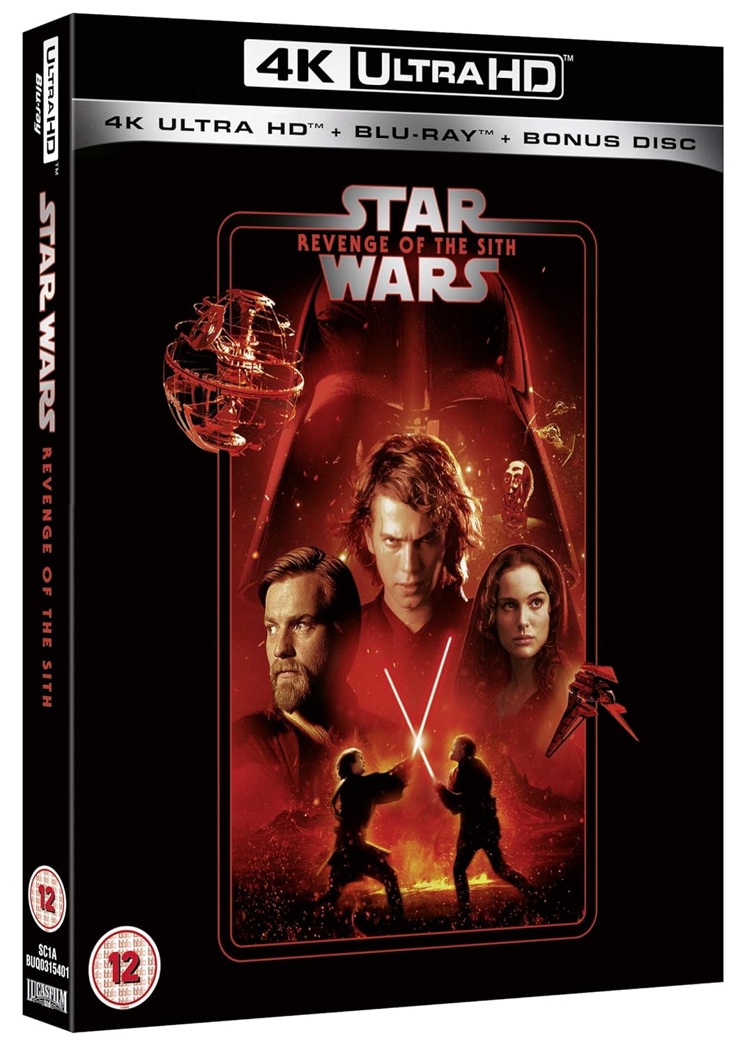 Star Wars: Episode III - Revenge of the Sith (4K Ultra HD) Keisha Castle-Hughes Christopher Lee product cover