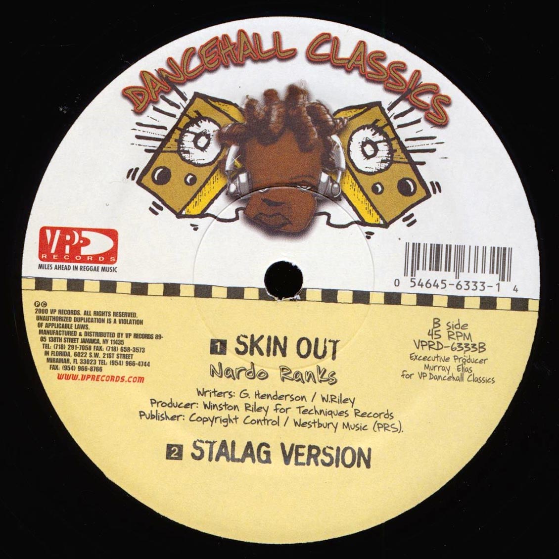 Tenor Saw - Ring The Alarm / Nardo Ranks - Skin Out; Stalag Version (rhythm: "Stalag") product image 2